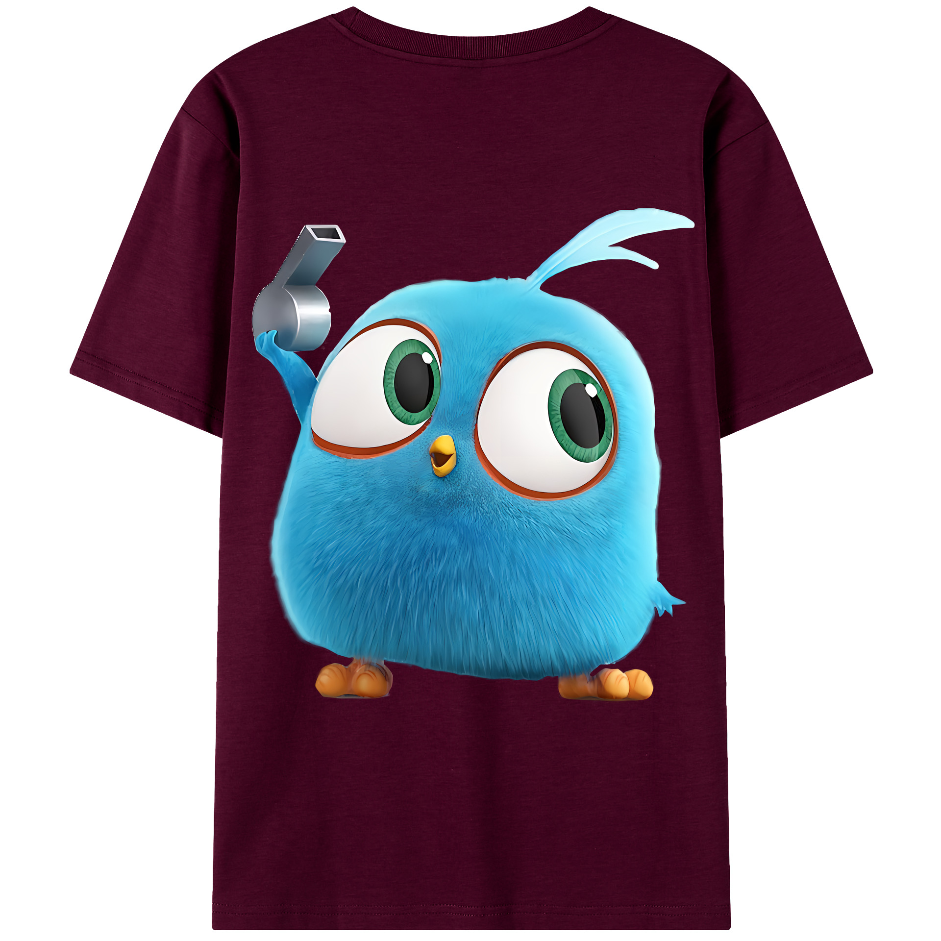（画像用） Angry Birds アングリーバード レディース半袖Tシャツ(バックプリント)
